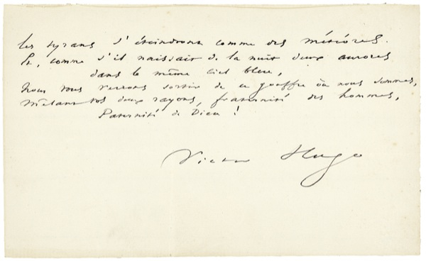 Lot 428 Victor Hugo
