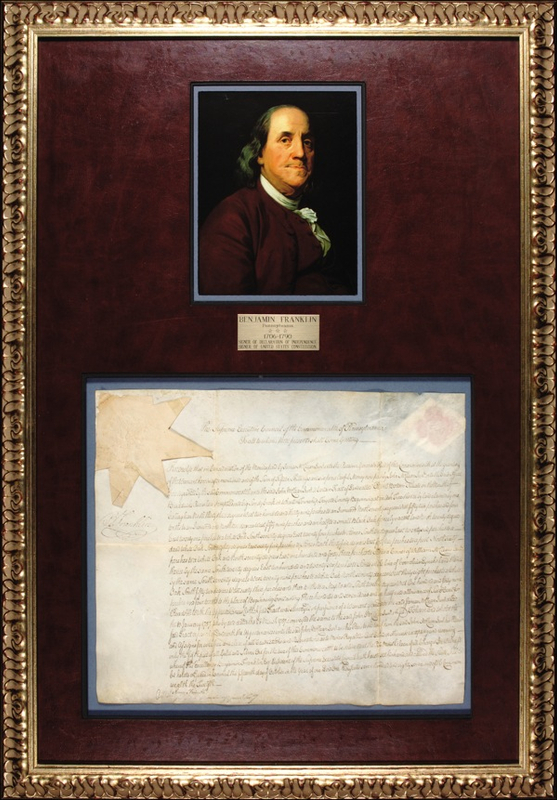 Lot 205 Benjamin Franklin