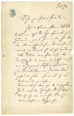 Lot #557 Johannes Brahms - Image 1