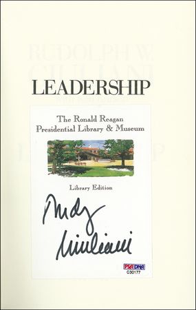 Lot #211 Rudy Giuliani - Image 1