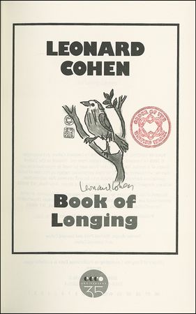 Lot #569 Leonard Cohen - Image 1