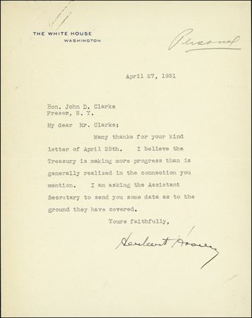 Lot #76 Herbert Hoover - Image 2