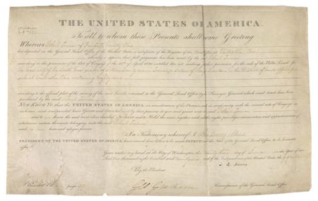 Lot #4 John Quincy Adams
