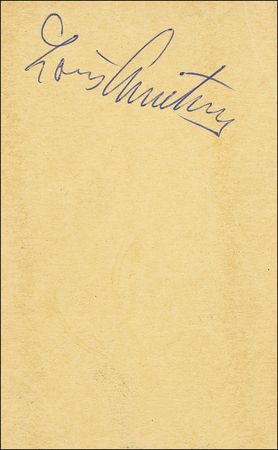 Lot #528 Louis Armstrong - Image 1