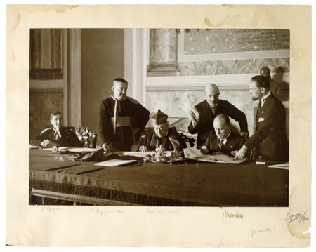 Lot #268 Benito Mussolini - Image 1