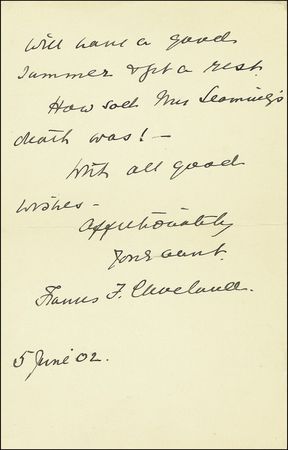 Lot #22 Frances Folsom Cleveland