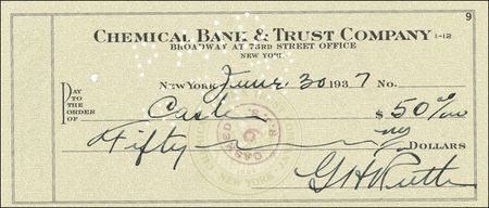 Lot #1399 Babe Ruth - Image 1