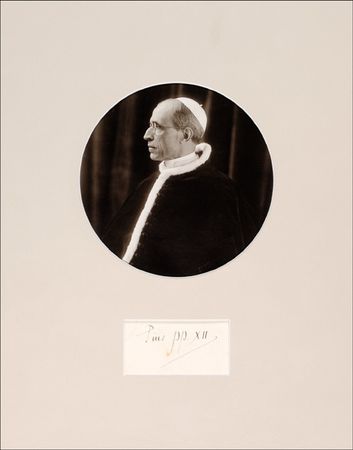 Lot #283 Pope Pius XII - Image 1