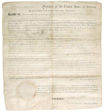 Lot #2 John Adams and John Marshall