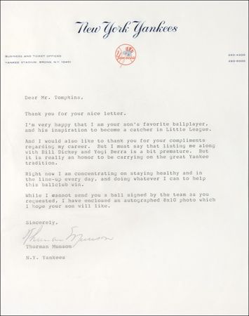 Lot #1337 Thurman Munson - Image 3