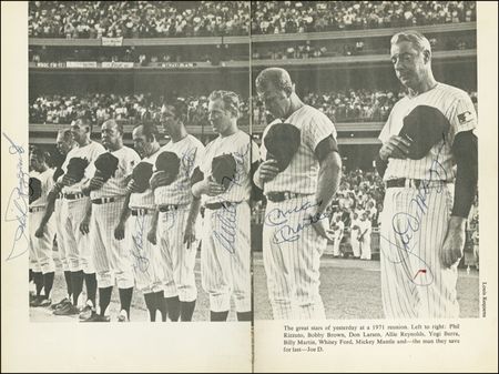 Lot #1357 NY Yankees Legends - Image 1