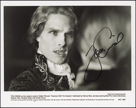 Lot #807 Tom Cruise and Anne Rice - Image 1