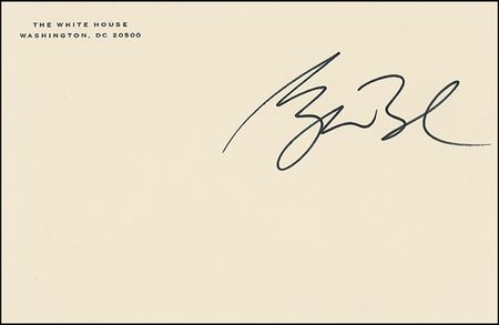 Lot #14 George W. Bush