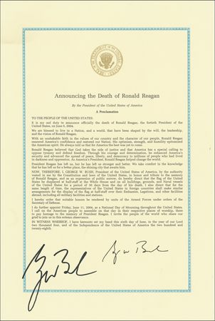 Lot #15 George W. Bush