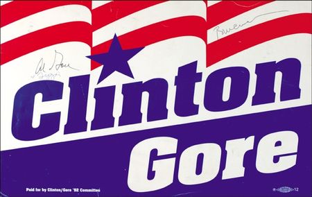 Lot #29 Bill Clinton and Al Gore