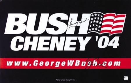 Lot #19 George W. and Laura Bush