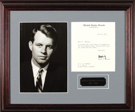 Lot #248 Robert F. Kennedy - Image 1