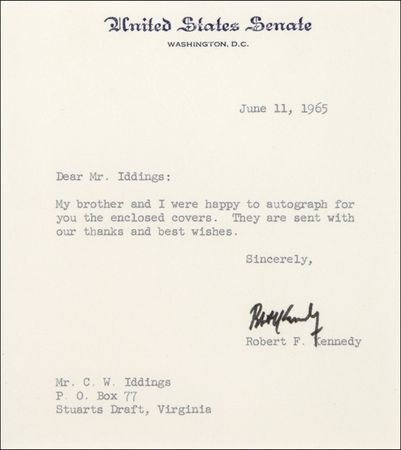 Lot #248 Robert F. Kennedy - Image 3