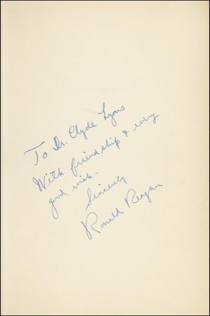 Lot #124 Ronald Reagan - Image 2