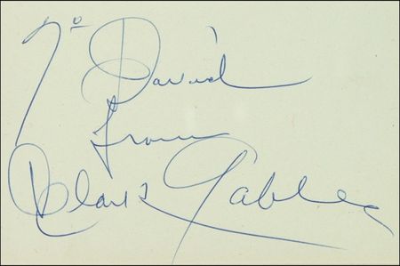 Lot #858 Gone With the Wind: Clark Gable - Image 3
