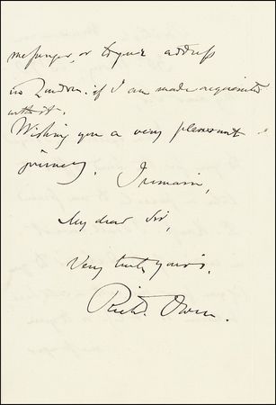 Lot #276 Richard Owen - Image 1