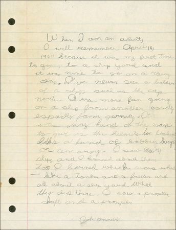 Lot #244 John F. Kennedy, Jr - Image 2