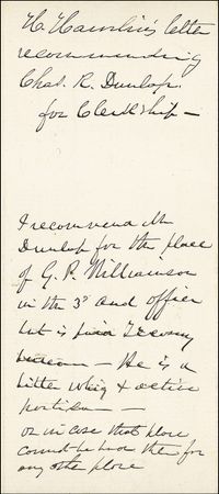 Lot #217 Hannibal Hamlin - Image 1