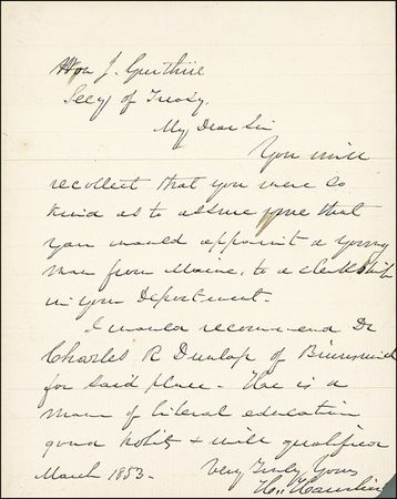Lot #217 Hannibal Hamlin - Image 2