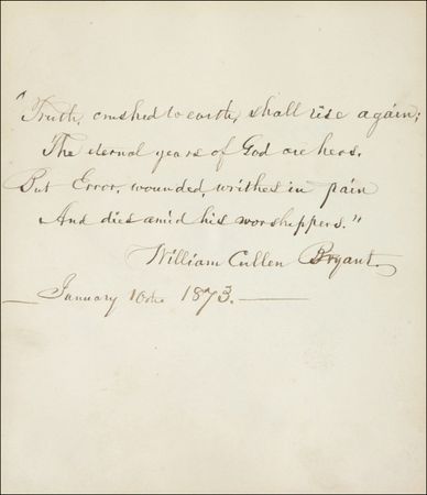 Lot #411 William Cullen Bryant - Image 3