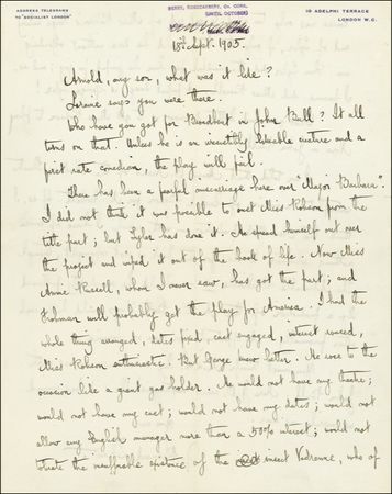 Lot #465 George Bernard Shaw - Image 2