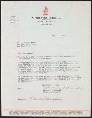 Lot #999 Claude Rains - Image 3