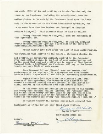 Lot #455 Eugene O?Neill - Image 1