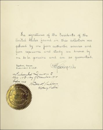 Lot #1 Presidential Collection - Image 1