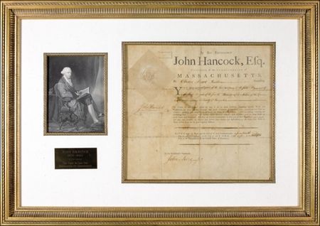 Lot #218 John Hancock - Image 1