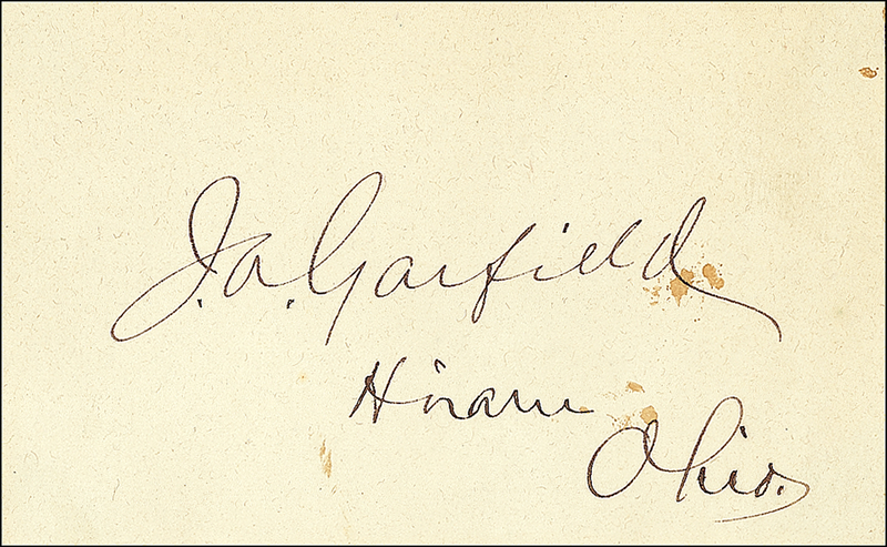 Lot 69 James A. Garfield