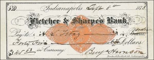 Lot 77 Benjamin Harrison
