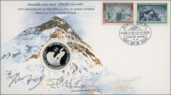 Lot 312 Edmund Hillary and Tenzing Norgay