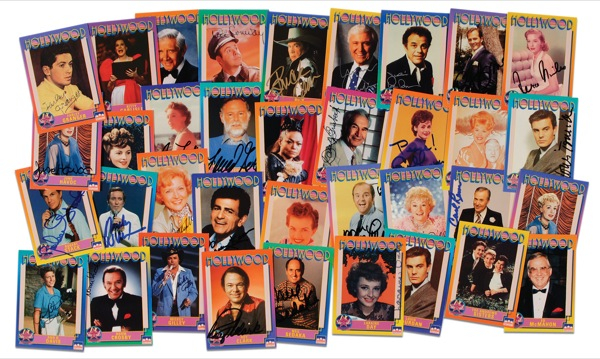 Lot 1077 Hollywood Trading Cards