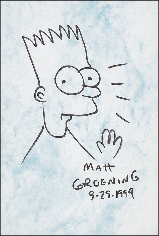 Lot 742 Matt Groening