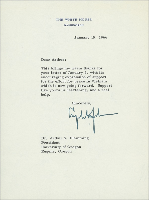 Lot 99 Lyndon B. Johnson