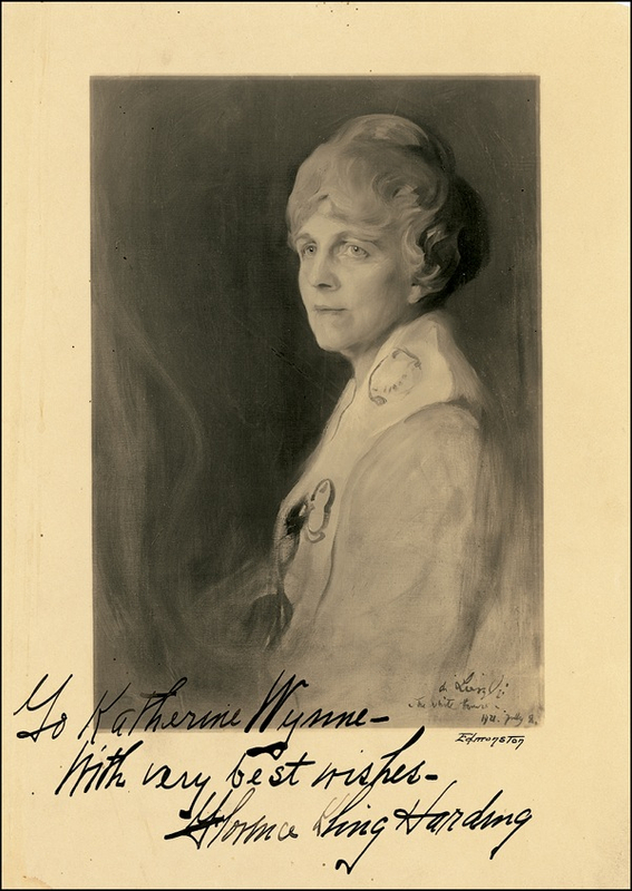 Lot 73 Florence Kling Harding