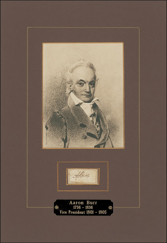 Lot 220 Aaron Burr