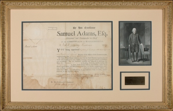 Lot 240 Declaration of Independence: Adams, Samuel