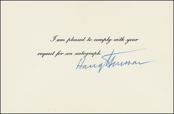 Lot 174 Harry S. Truman