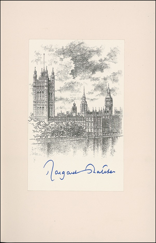Lot 372 Margaret Thatcher