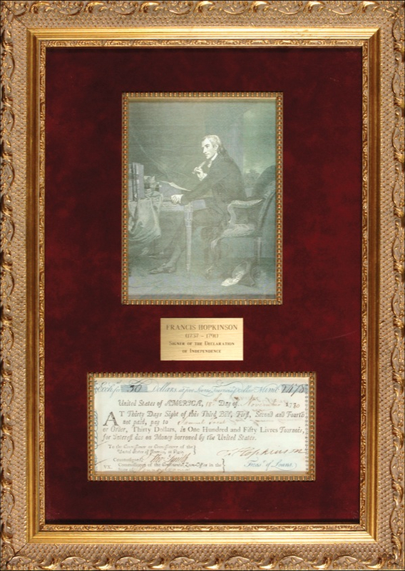 Lot 257 Declaration of Independence: Hopkinson, Francis