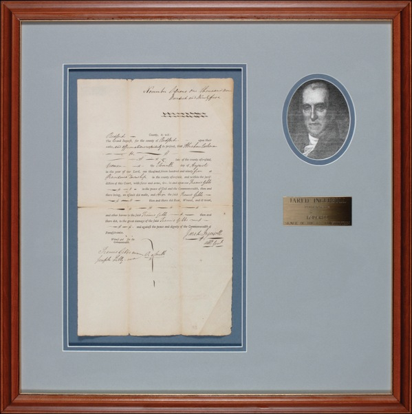 Lot 381 U. S. Constitution: Ingersoll, Jared