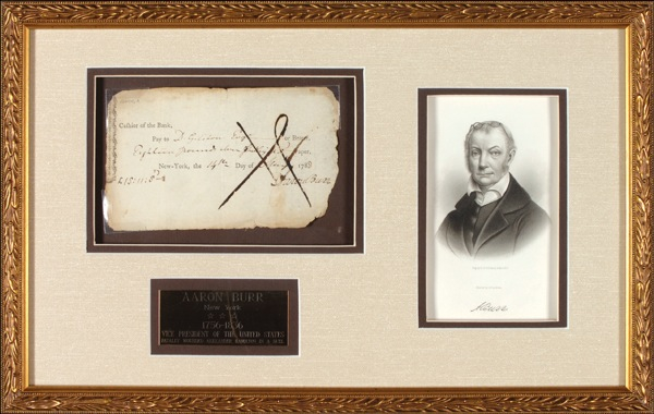 Lot 221 Aaron Burr