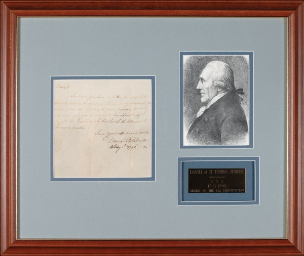 Lot 389 U. S. Constitution: Daniel of St. Thomas Jenifer