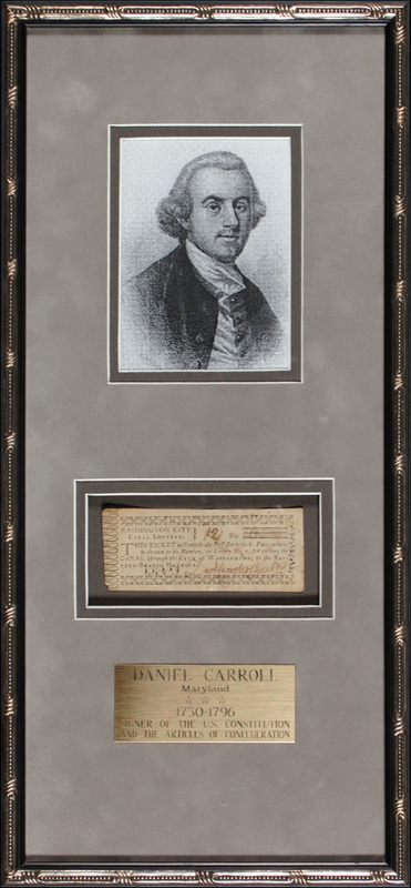 Lot 379 U. S. Constitution: Carroll, Daniel